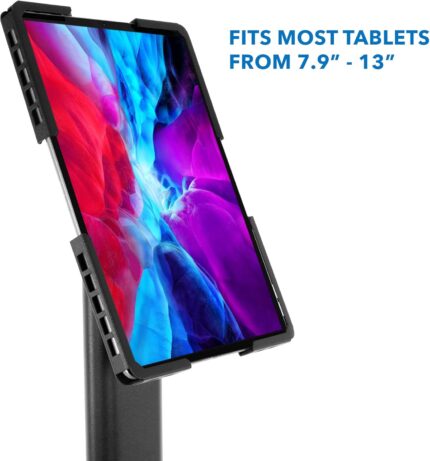 Mount-It! Anti-Theft Universal Tablet Kiosk Stand, Fits iPad Pro, Galaxy Tab, Surface Pro 9.7-13 Inch Tablets